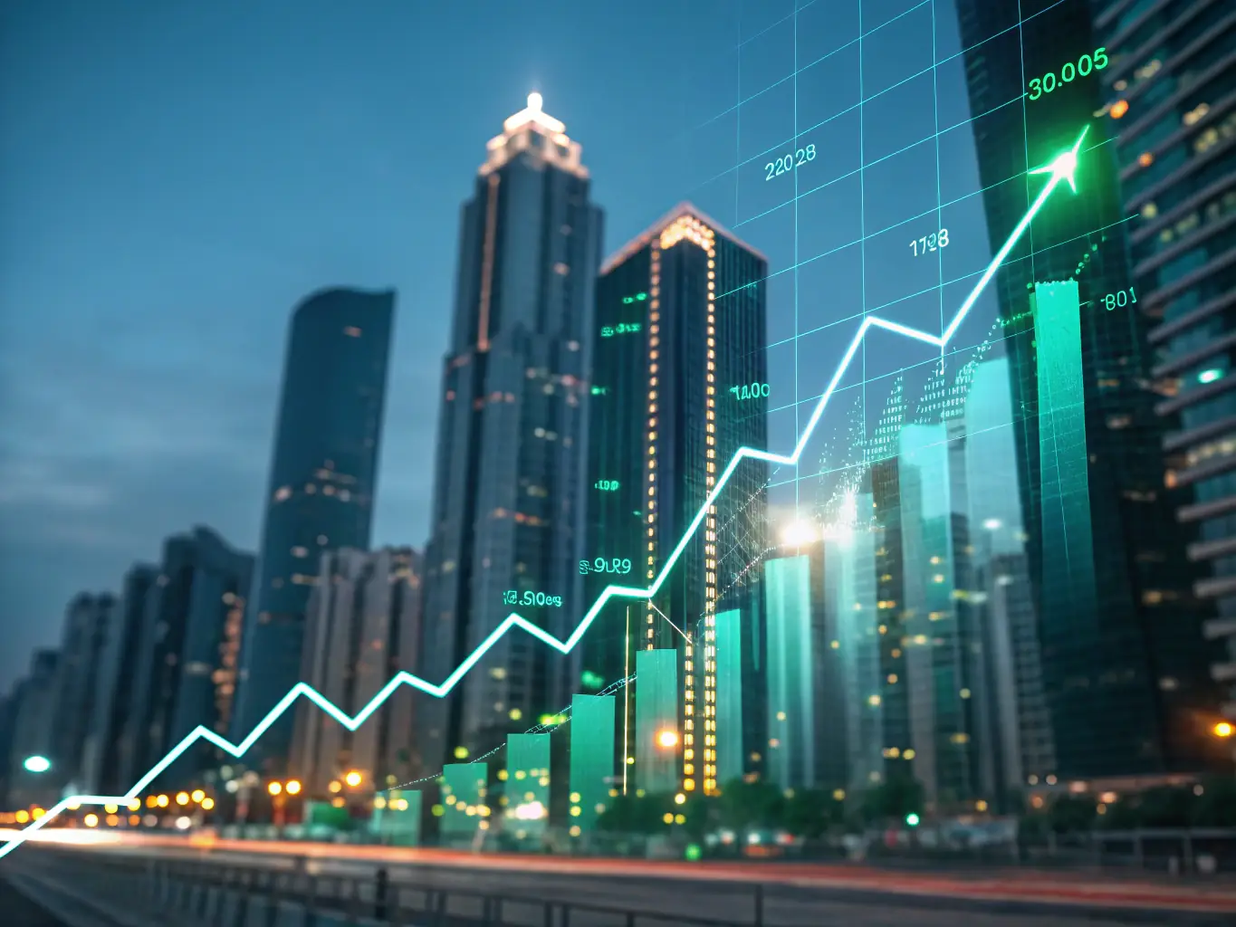 A visual representation of Midlandsb's positive impact on the European financial sector, highlighting growth and stability.